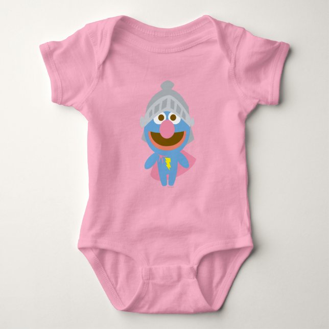 Baby Grover in Armour Baby Bodysuit (Front)