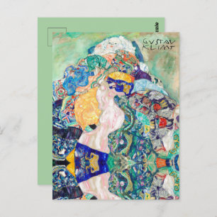 Baby Gustav Klimt Vintage Art Postcard