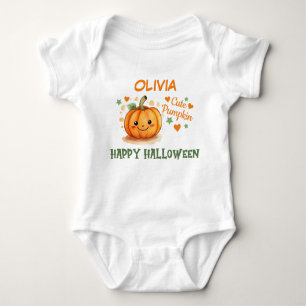 Baby Halloween Cute Pumpkin  Baby Bodysuit