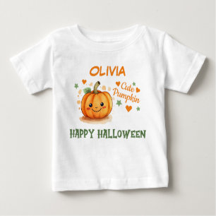 Baby Halloween Cute Pumpkin Baby T-Shirt