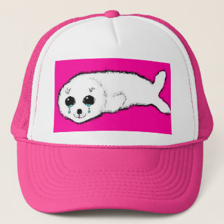 Baby Harp Seal Trucker Hat