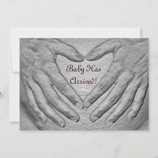 Baby Has Arrived Card (Front)