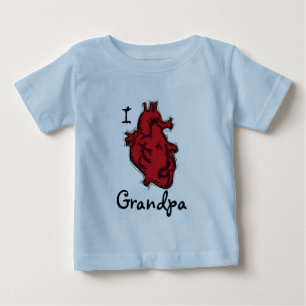 Baby heart Grandpa crawler T-Shirt