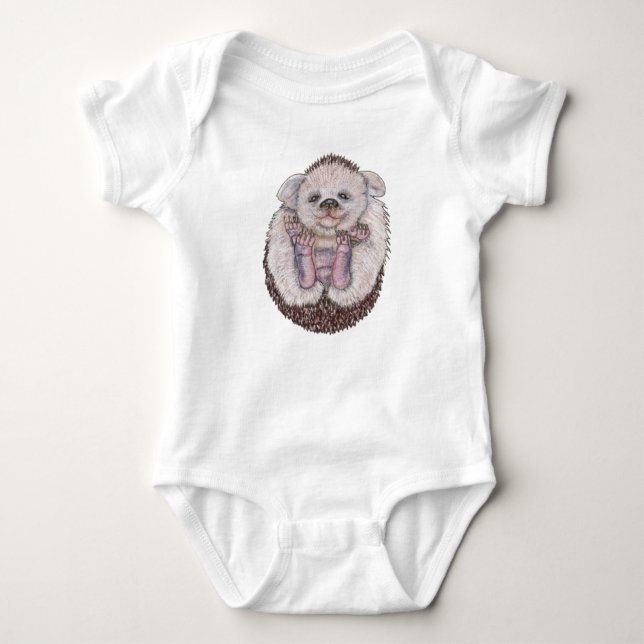 Baby Hedgehog Baby Bodysuit (Front)