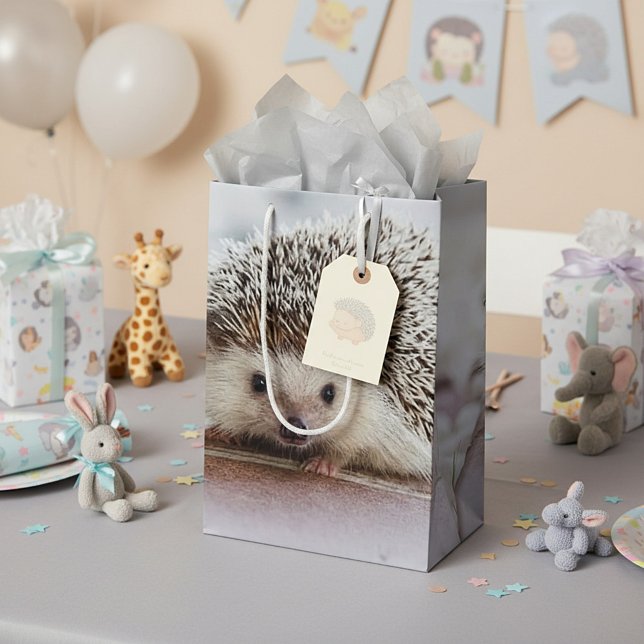 Baby hedgehog   medium gift bag (Creator Uploaded)