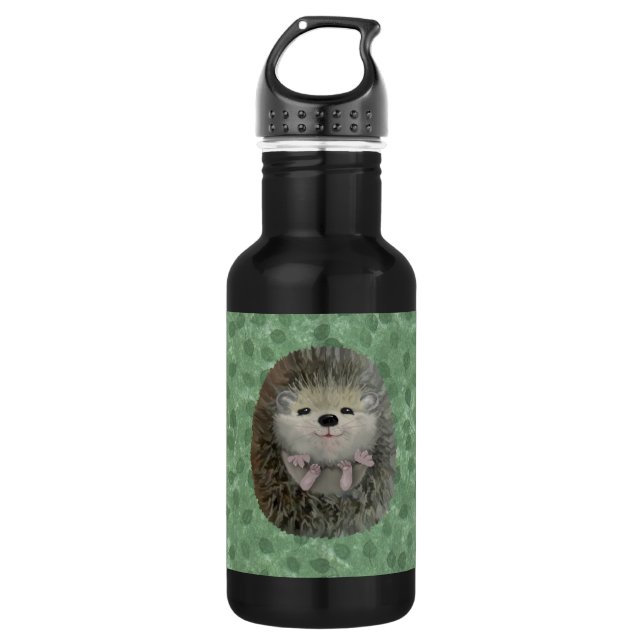 Baby Hedgehog Water Bottle (Front)