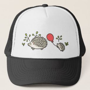 Baby Hedgehog's Red Balloon Trucker Hat