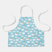 Baby Hercules and Pegasus Cloud Pattern Apron