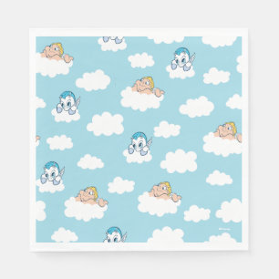 Baby Hercules and Pegasus Cloud Pattern Napkins