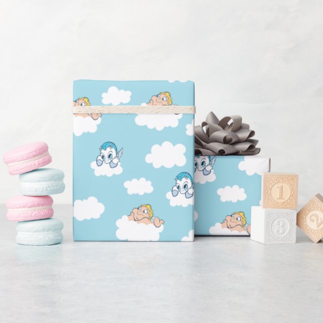 Baby Hercules and Pegasus Cloud Pattern Wrapping P Paper (Baby Shower)