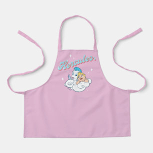 Baby Hercules and Pegasus on a Cloud Apron