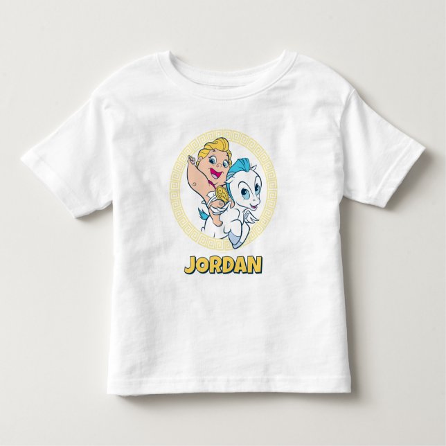 Baby Hercules Riding Pegasus Toddler T-shirt (Front)
