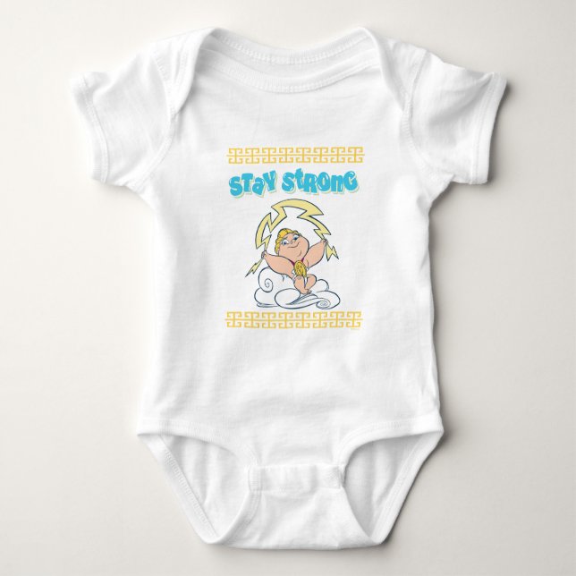 Baby Hercules - Stay Strong Baby Bodysuit (Front)