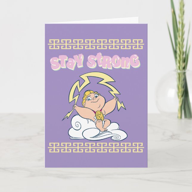 Baby Hercules - Stay Strong Card (Front)
