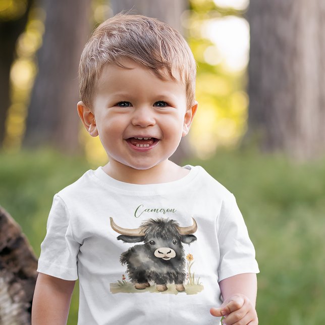 Baby Highland Cow  T-Shirt (Creator Uploaded)