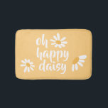 Baby Hippie Happy Daisy Bath Mat<br><div class="desc">What an adorable way to decorate a child's bathroom or playroom?  Easy to wash design it as you choose,  available in three different sizes!  Look for other fun ideas all part of Baby Hippie Collection.</div>