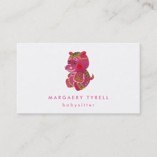 Baby Hippo Business Card