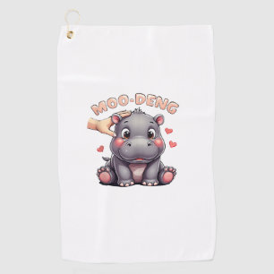 Baby Hippo Moo Deng Moo-Deng Hippopotamus Tank Top Golf Towel