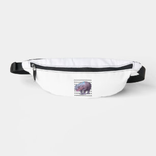 Baby Hippo Moo Deng Tank Top Bum Bags