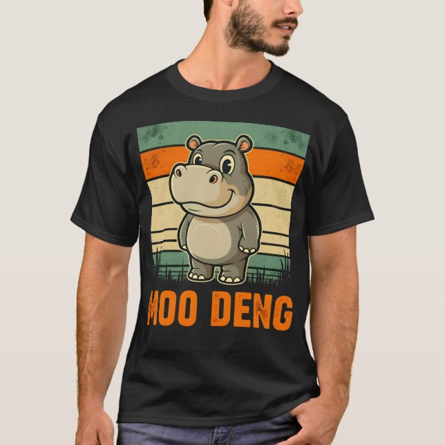 Baby Hippo Moo Deng Tee (Front)