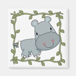 Baby Hippo T-shirts and Gifts Magnet