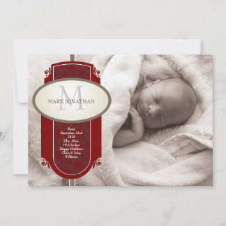 Baby Holiday Announcement