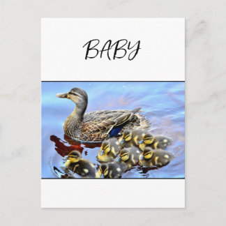 Baby  holiday postcard