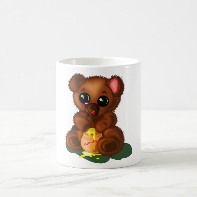 Baby Honey Bear Mug - Sweet - Painting (Center)