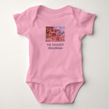 Baby humour I'm Calling Grandma Floral