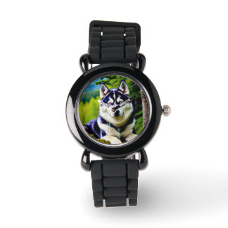 Baby Husky Kid's Custom Design Watch