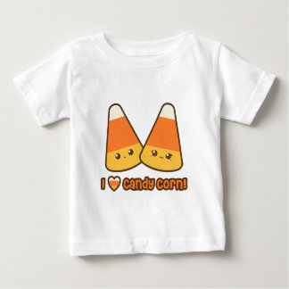Baby - I Heart Candy Corn Baby T-Shirt