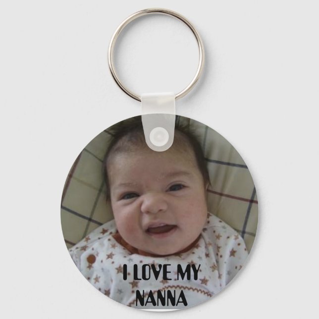 baby, I LOVE MY NANNA Key Ring (Front)