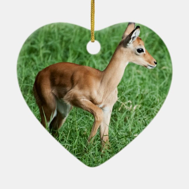 Baby impala ceramic ornament (Back)