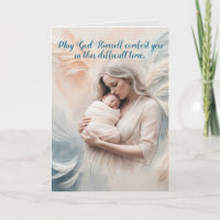 BABY IN ANGEL ARMS SYMPATHY CARD