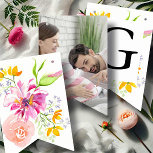 Baby in Bloom Baby Shower Bunting Flags