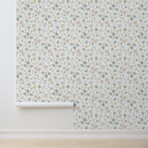 Baby in Bloom Baby Shower Gender Neutral Wallpaper