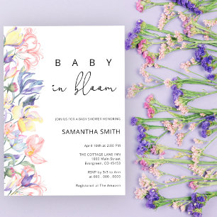 Baby in bloom Baby Shower Invitation