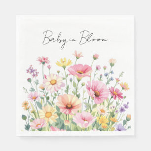 Baby in Bloom - Baby Shower Napkins