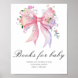 baby in bloom baby shower poster