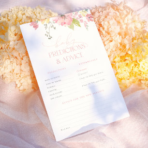 Baby in Bloom Baby Shower Prediction & Advice Game