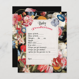 Baby in Bloom Baby Shower Predictions Game