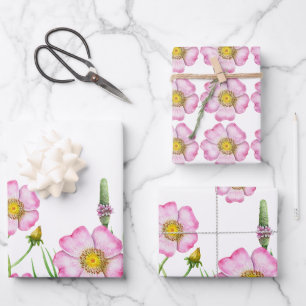 Baby in bloom baby shower Wrapping Paper Sheet