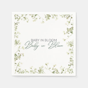 Baby in Bloom - Baby's Breath Napkin