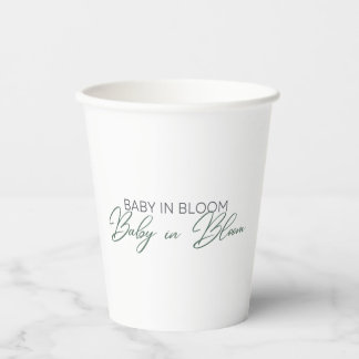 Baby in Bloom - Baby's Breath Paper Cups