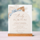 Baby in Bloom Boho Pampas Grass Boy Baby Shower