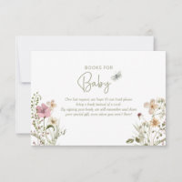 Baby in Bloom Book Request Girl Baby Shower D