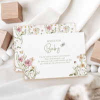 Baby in Bloom Book Request Girl Baby Shower