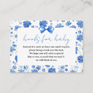 Baby in Bloom Books for Baby Enclosure Card