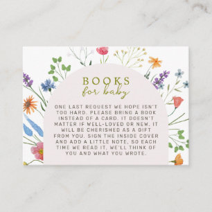 Baby In Bloom Books for Baby Enclosure Card
