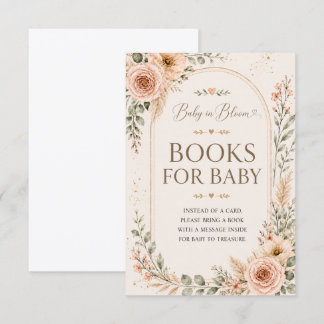 Baby in Bloom Books for Baby Insert Card
